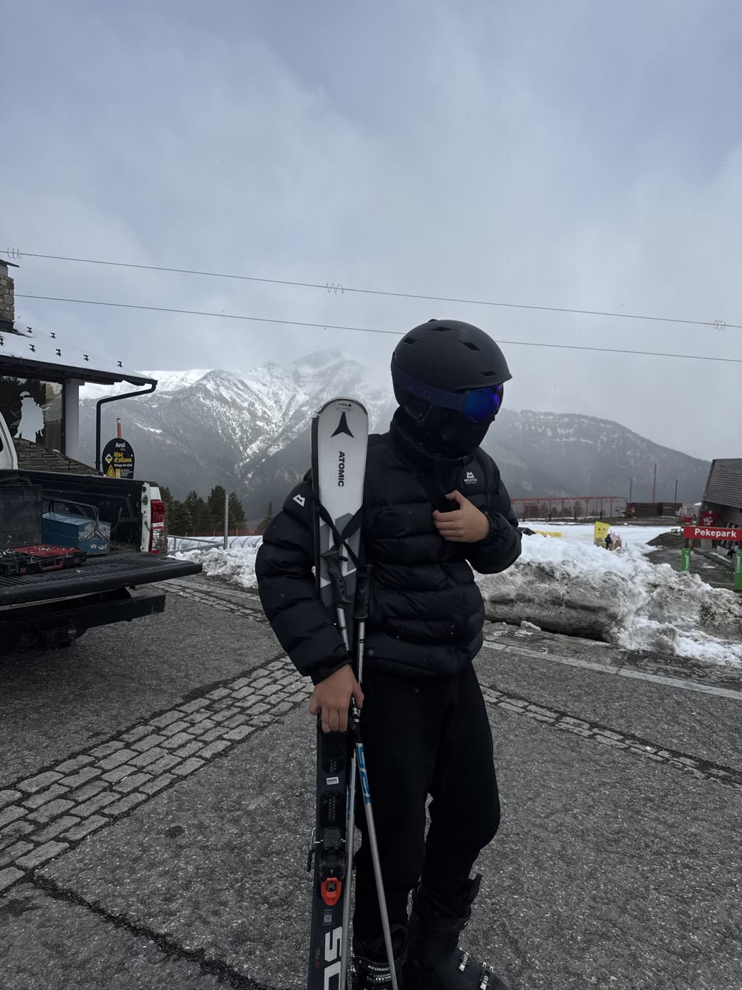 Enrico na neve